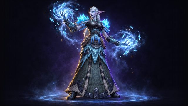 Melidrussa Chillworn, a frost mage, boss of Ruby Life Pools
