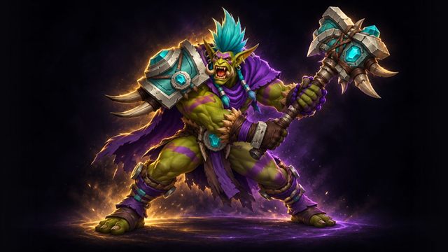Zul'jan attacking, final boss of Altar of Fangs